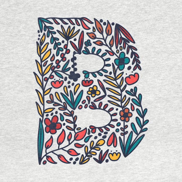 Tropical Letter B by Cascade Patterns